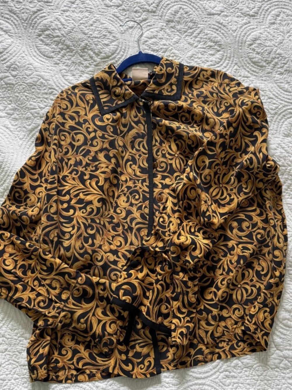 Versace Barocco type 100% silk shirt
